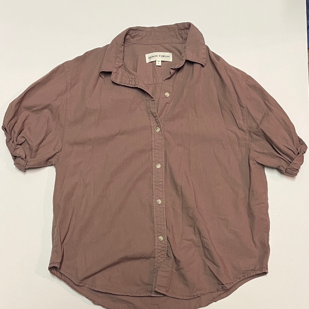 Denim Forum Mauve Button Down Shirt